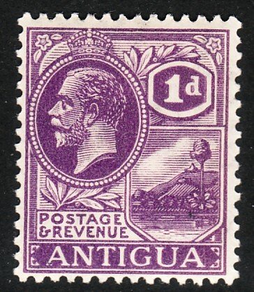 Sc# 44 1923 Antigua KGV portrait type 1 pence MNH CV $14.00