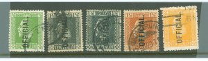 New Zealand #O41-O45 Used Multiple