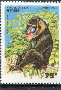 Benin 1995 MONKEY 1 value  Perforated Mint (NH)