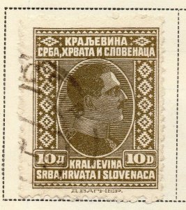 Jugoslavia 1926 Early Issue Fine Used 10d. NW-09393