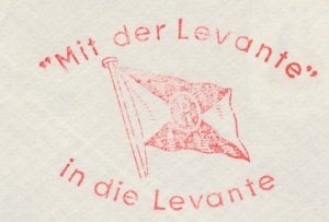 Meter cover Germany 1963 Shipping line - Levante