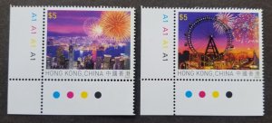 *FREE SHIP Hong Kong Austria Joint Issue Fireworks 2006 (stamp plate) MNH