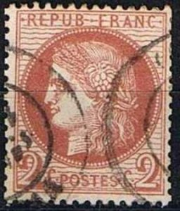 France 1870,Sc.#51 used  Ceres (1871-1876)
