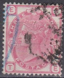 Great Britain #61 Plate 20 F-VF Used CV $100.00 (A7799)