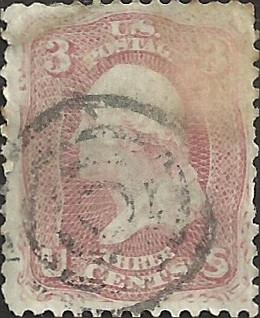 # 65 Bright Rose Used FAULT George Washington