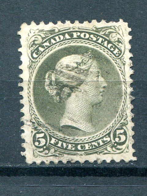 Canada #26iv  perf 113/4x12  Used VF