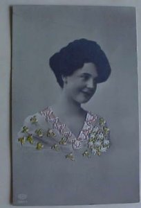 GERMANY COSTUME PICTURE ADD ON CARD (1909) MINT