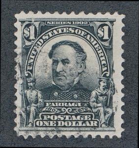 UNITED STATES 311 USED, F-VF+, LIGHT CANCEL