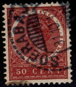 Netherlands Indies  Scott 57 used  Queen Wilhelmina from 1915-1933 set