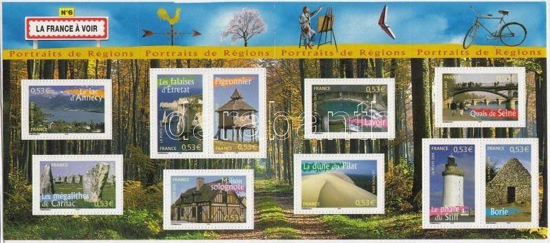 France stamp French provinces (VI) minisheet MNH 2005 Mi 3972-3981 WS168036