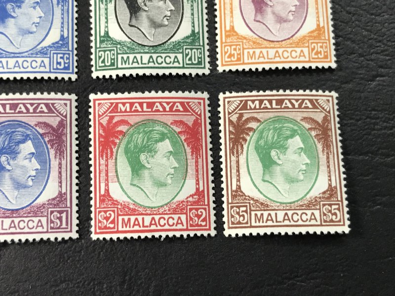 MALAYA/MALACCA # 3-17-MINT/HINGED---COMPLETE SET---1949(LOTC)