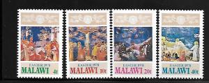 MALAWI, 315-318, MNH, EASTER 1978