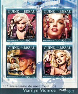 MARILYN MONROE - complete sets MNH on 8 scans