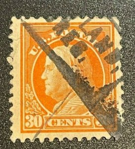 Scott#: 516 - Benjamin Franklin 30c 1917 used single stamp - Lot 12