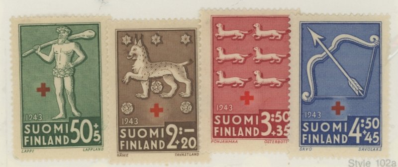 Finland #B54-B57 Unused Single (Complete Set)