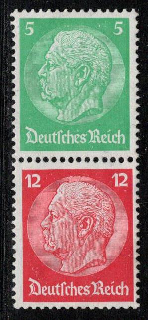 Germany Reich Scott # 392, 406, mint hr, se-tenant, S106