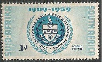 SOUTH AFRICA, 1959, MNH 3p, South African Academy Scott 219