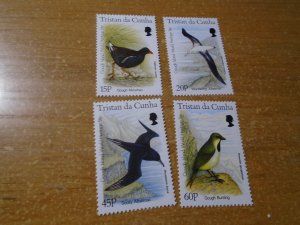 Tristan Da Cunha  #  584-87  MNH  Birds
