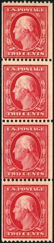 1910 US Stamp #386 A139 2c Mint Original Gum Pair Catalogue Value $720 Certified