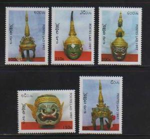 Laos MNH sc# 1336-40 Mask 2012CV $2.65