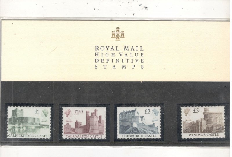 GREAT BRITAIN PRESENTATION PACK MNH: HIGH VALUE DEFINITIVE