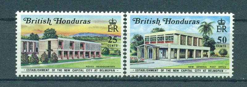 British Honduras sc# 269-274 mlh cat value $1.80