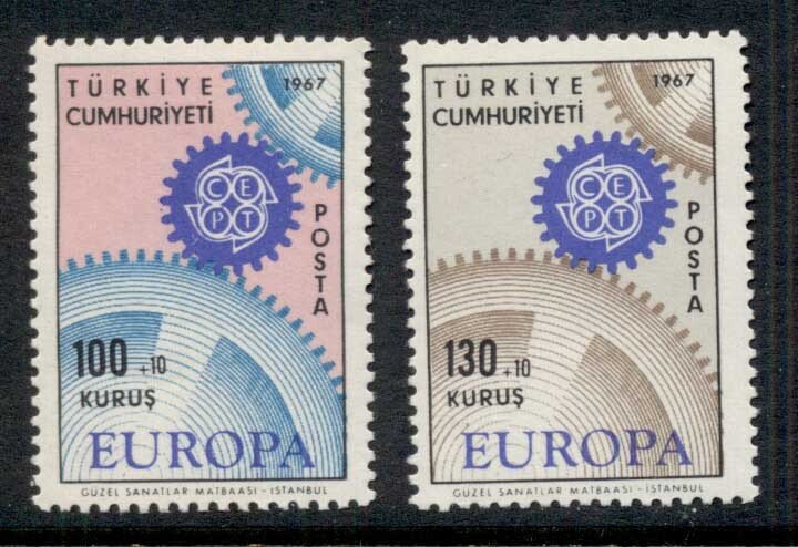 Turkey 1967 Europa MUH