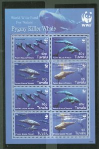 Tuvalu #1022e Mint (NH) Souvenir Sheet (Wwf)