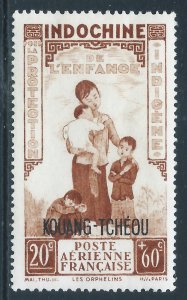 France - Offices in China (Kwangchowan), Sc #CB3, 20c + 60c, MH