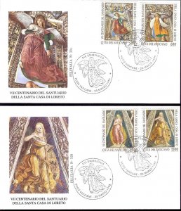 1995 - VATICAN - Scott #973-976 - FDC