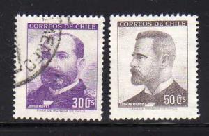 Chile 354-355 Set U German Riesco, Jorge Monti