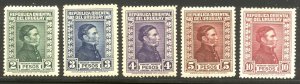 URUGUAY #376 : 384 Mint (H) - 1929 2p - 10p Artigas Issues