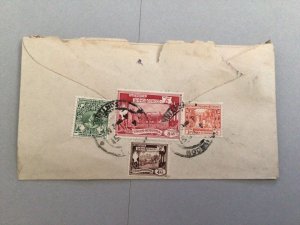 Burma  1951 airmail  to England stamps cover  Ref 61903