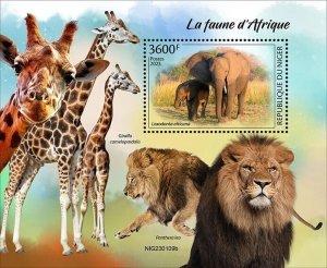 2024 03 - NIGER - FAUNA OF AFRICA          1V  complet set    MNH **