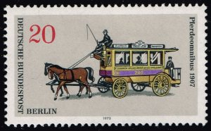 Germany #9N335 Horse-Drawn Streetcar; Unused (2Stars)