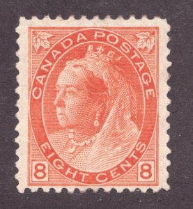 1898 - #82 MNH F/VF - 8c Orange - Canadian Numeral -Queen Victoria Stamp cv$1200