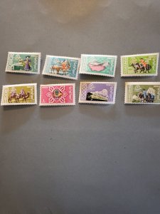 Stamps Mongolia Scott #236-40, C1-3 nh