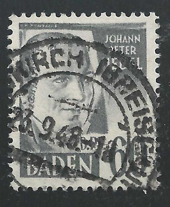 Germany #5N25 60dpf Johann Peter Hebel