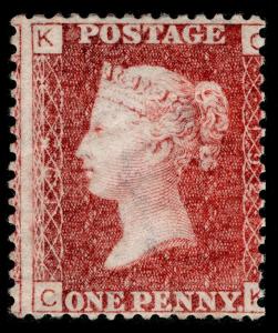 Sg43, 1d rose-red plate 192, LH MINT. Cat £65. CK