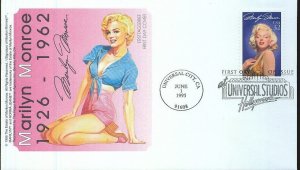 USA 1995 Marilyn Monroe Glamour Universal Studio Cover KRA127s