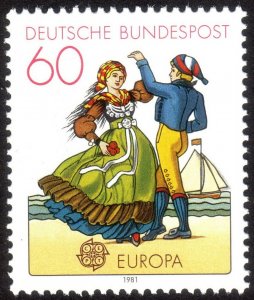 1981, Germany, 60pf, MNH, Sc 1350, Mi 1097