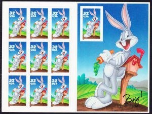 3137 Booklet of 10 MNH XF - Bugs Bunny