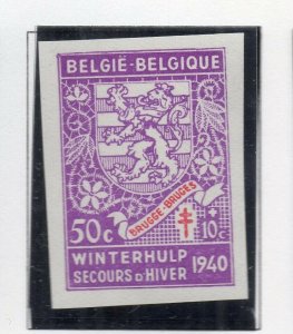 Belgium 1941 Early Issue Fine Mint Hinged 50c. NW-142194