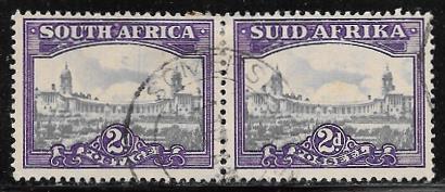 South Africa 26 used 2017 SCV $30.00 horizontal pair - 19660