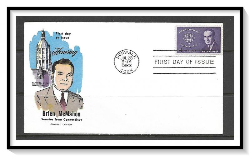 US #1200 Brien McMahon Fluegel Cachet FDC