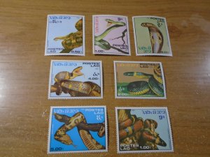 Laos  #  722-28  MNH