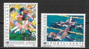 UN Geneva 169-70 Health in Sports set MNH