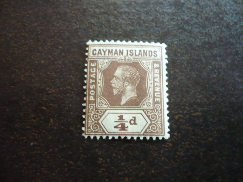 Stamps - Cayman Islands - Scott# 32 - Mint Hinged Part Set of 1 Stamp