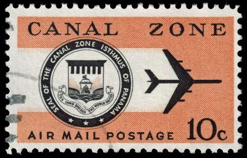 Canal Zone - Scott C48 - Used - Poor Centering