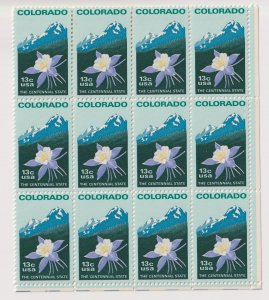 Scott #1711 Colorado Block of 12 Stamps - MNH